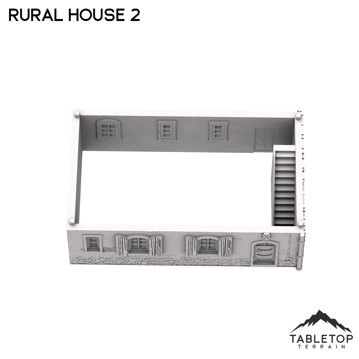 Tabletop Terrain Building French Rural House 2