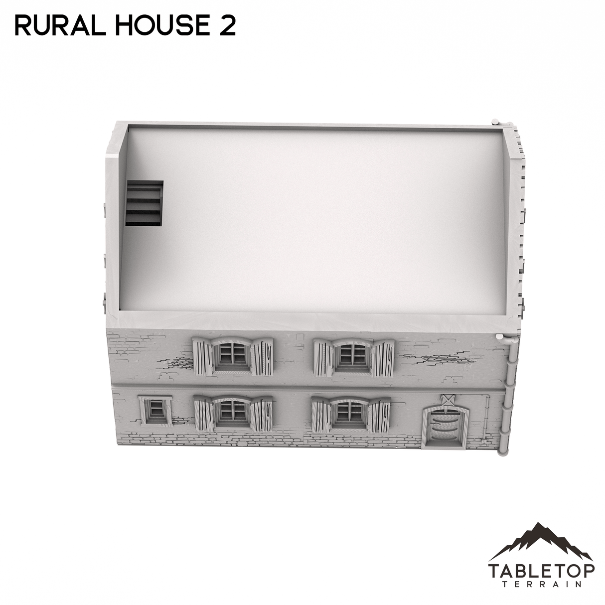 Tabletop Terrain Building French Rural House 2