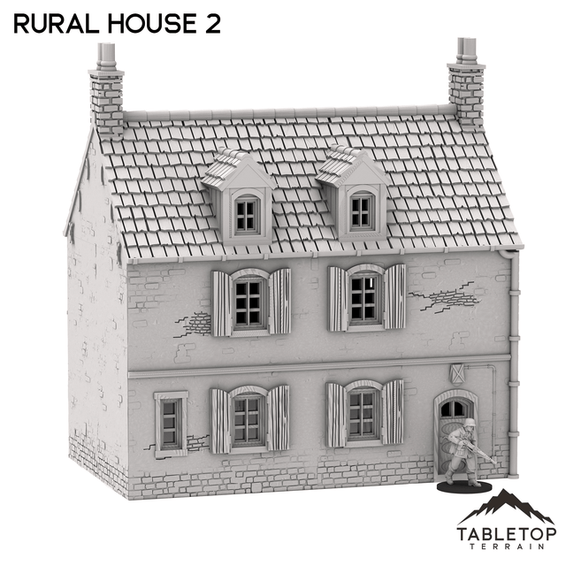 Tabletop Terrain Building French Rural House 2