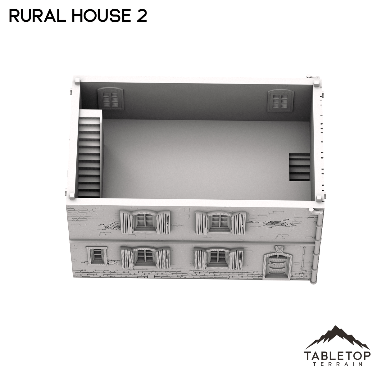 Tabletop Terrain Building French Rural House 2