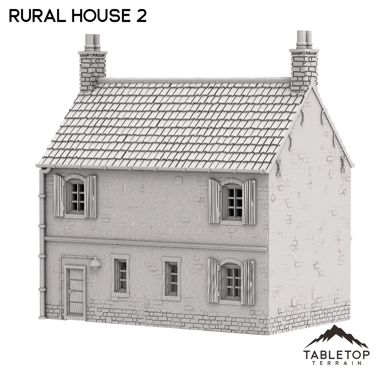 Tabletop Terrain Building French Rural House 2