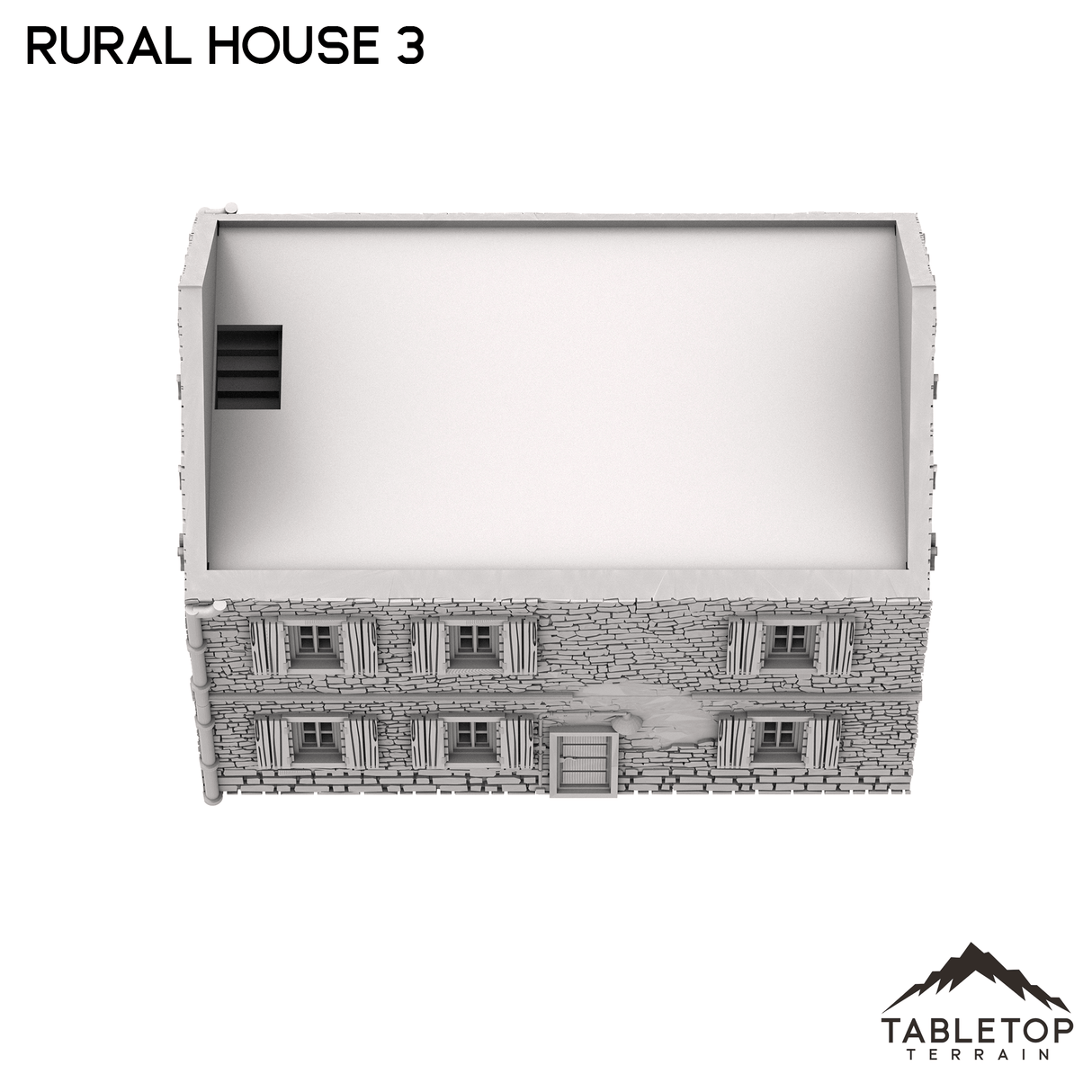 Tabletop Terrain Building French Rural House 3