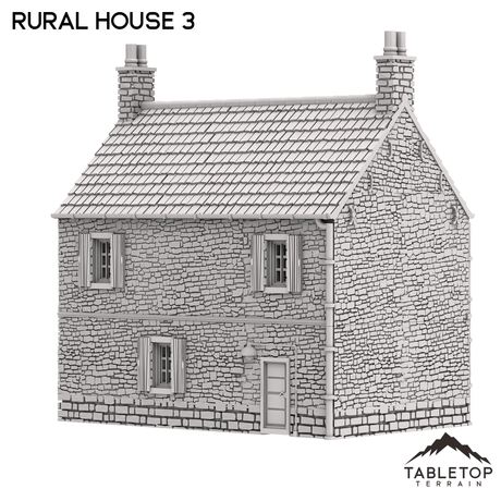 Tabletop Terrain Building French Rural House 3