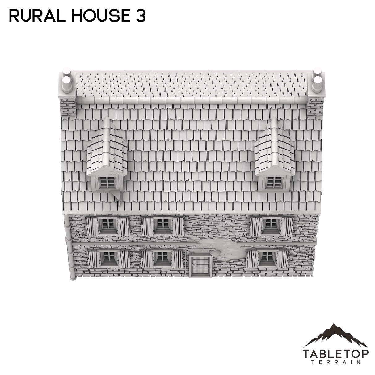 Tabletop Terrain Building French Rural House 3