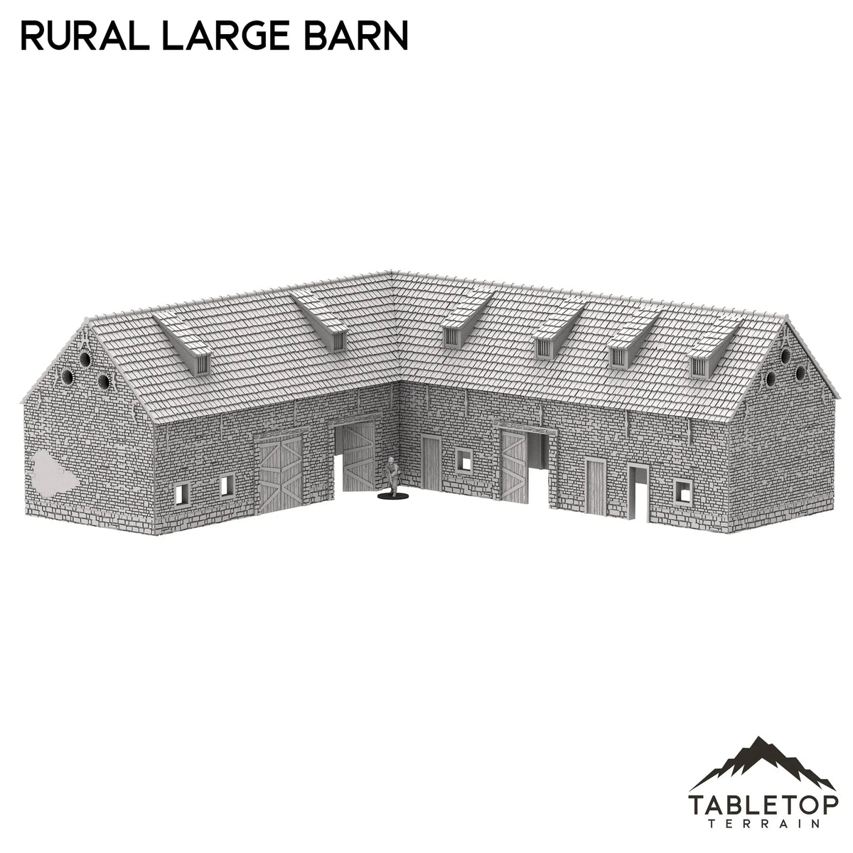 French Rural Large Barn – Tabletop Terrain