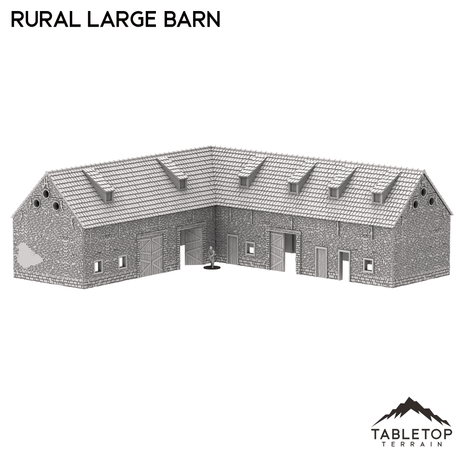 Tabletop Terrain Building French Rural Large Barn