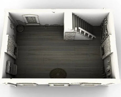 Tabletop Terrain Building French Townhouse - WWII Building