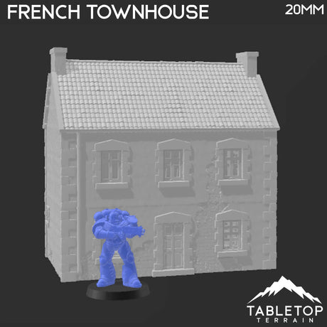 Tabletop Terrain Building French Townhouse - WWII Building