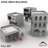 Tabletop Terrain Building Full Set / 32mm Arab Urban Buildings