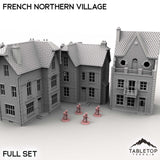Tabletop Terrain Building Full Set / 32mm French Northern Village