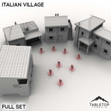 Tabletop Terrain Building Full Set / 32mm Italian Village