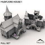 Tabletop Terrain Building Full Set / 32mm Mudifjord House 1