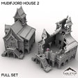Tabletop Terrain Building Full Set / 32mm Mudifjord House 2