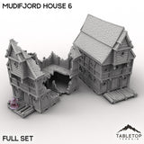 Tabletop Terrain Building Full Set / 32mm Mudifjord House 6