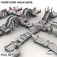 Tabletop Terrain Building Full Set / 32mm Mudifjord Walkways