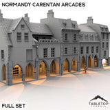 Tabletop Terrain Building Full Set / 32mm Normandy Carentan Arcades