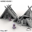 Tabletop Terrain Building Full Set / 32mm Norse House 1