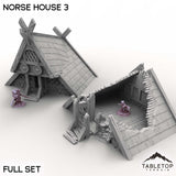 Tabletop Terrain Building Full Set / 32mm Norse House 3