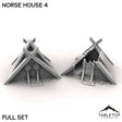 Tabletop Terrain Building Full Set / 32mm Norse House 4