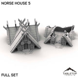 Tabletop Terrain Building Full Set / 32mm Norse House 5