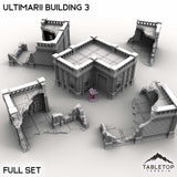 Tabletop Terrain Building Full Set / 32mm Ultimarii Building 3