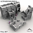 Tabletop Terrain Building Full Set / 32mm Ultimarii Building 6