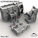 Tabletop Terrain Building Full Set / 32mm Ultimarii Building 6