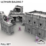 Tabletop Terrain Building Full Set / 32mm Ultimarii Building 7