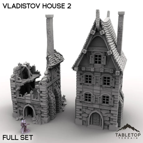 Tabletop Terrain Building Full Set / 32mm Vladistov House 2