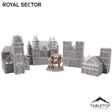 Tabletop Terrain Building Full Set Royal Sector 8mm Scale Building Pack
