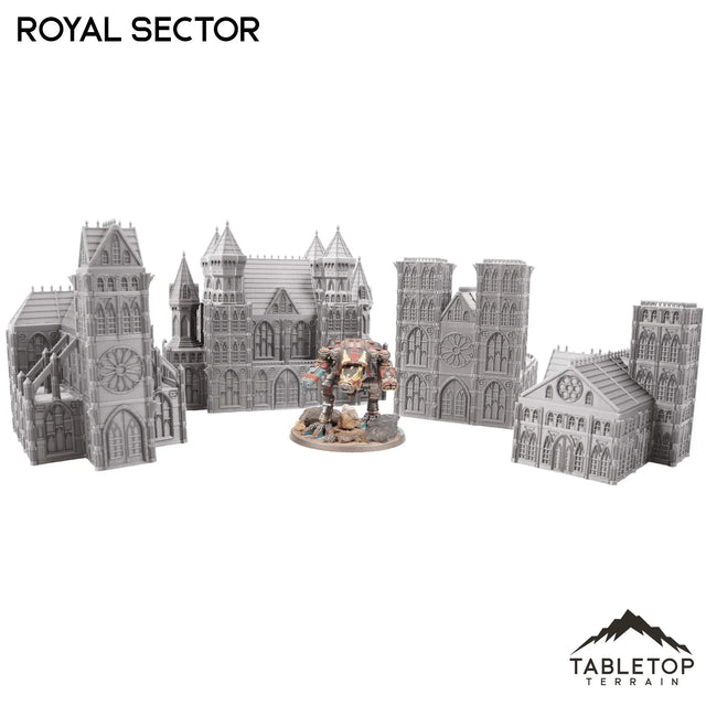 Tabletop Terrain Building Full Set Royal Sector 8mm Scale Building Pack
