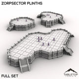 Tabletop Terrain Building Full Set Zorpsector Plinths