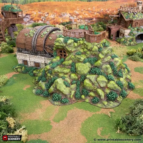 Tabletop Terrain Building Gaffer's Guild Workshop- Rise of the Halflings - Fantasy Building