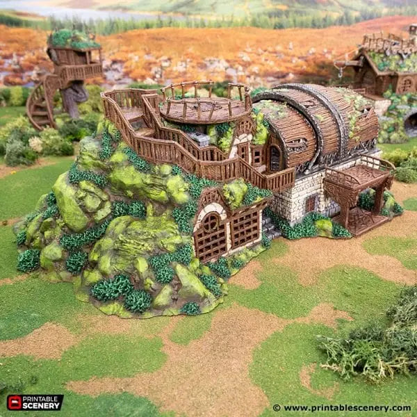 Tabletop Terrain Building Gaffer's Guild Workshop- Rise of the Halflings - Fantasy Building