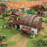 Tabletop Terrain Building Gaffer's Guild Workshop- Rise of the Halflings - Fantasy Building