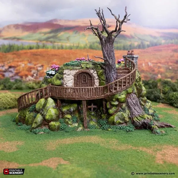 Tabletop Terrain Building Gardener's Guildhall - Rise of the Halflings - Fantasy Building