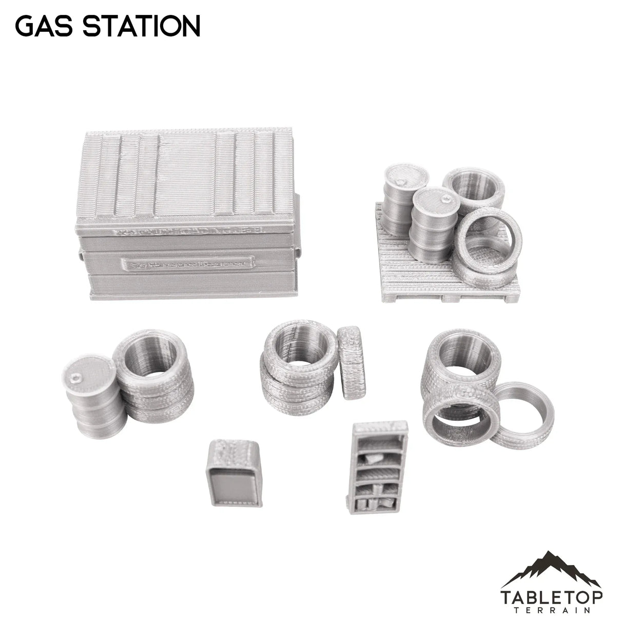 Tabletop Terrain Building Gas Station