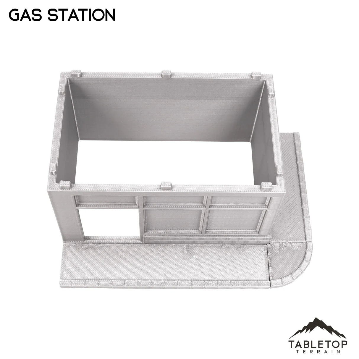 Tabletop Terrain Building Gas Station