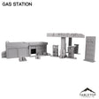 Tabletop Terrain Building Gas Station