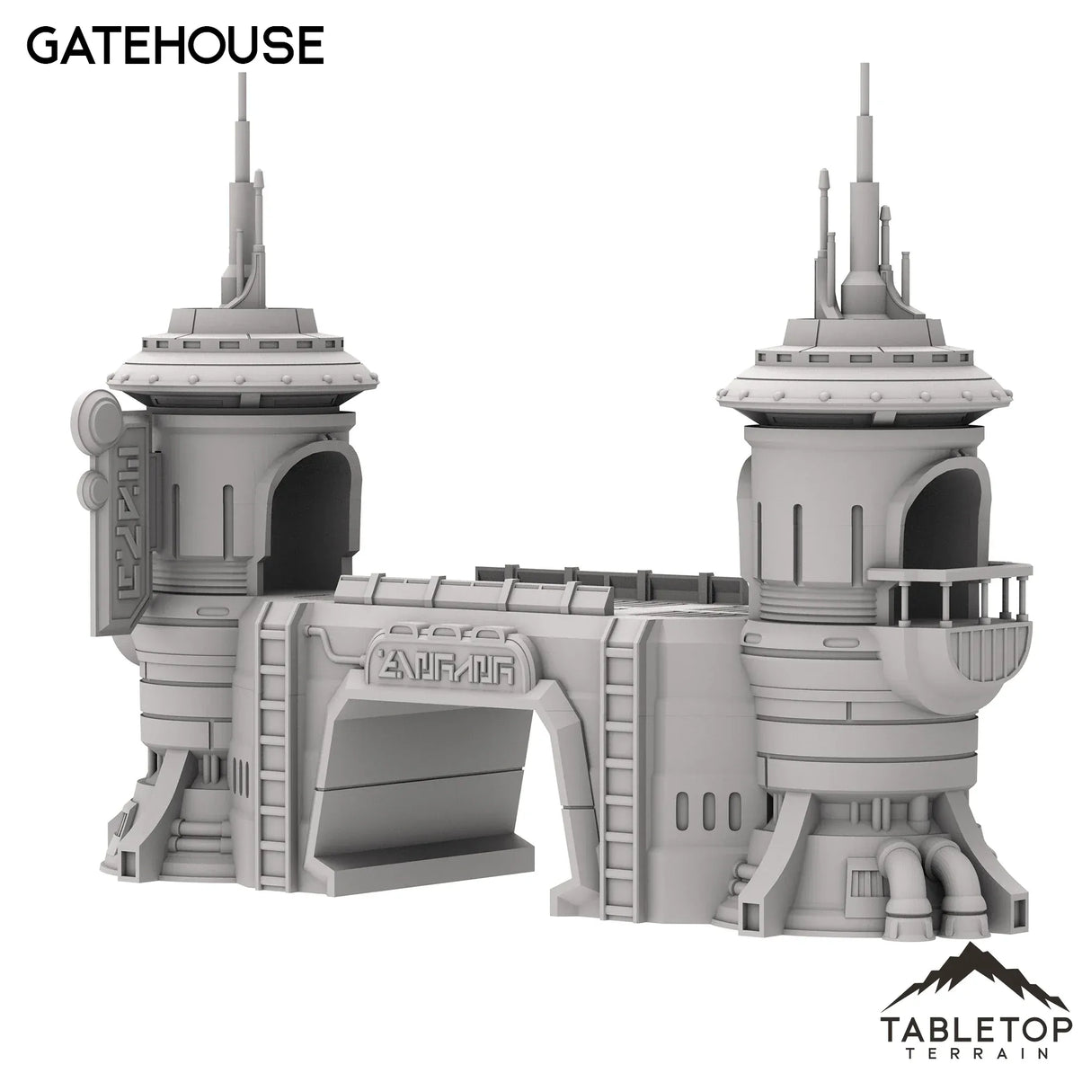 Tabletop Terrain Building Gatehouse - Futuristic City