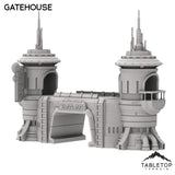 Tabletop Terrain Building Gatehouse - Futuristic City