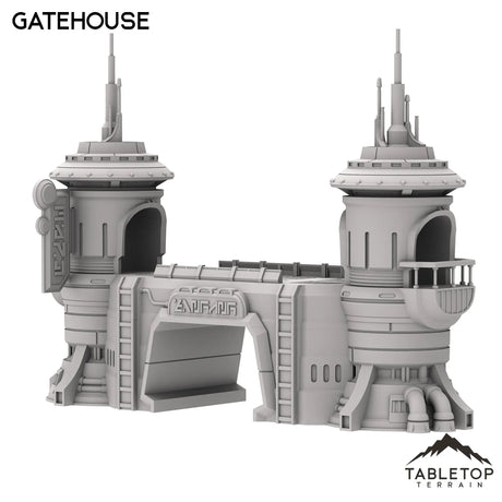 Tabletop Terrain Building Gatehouse - Futuristic City