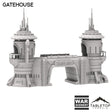 Tabletop Terrain Building Gatehouse - Futuristic City