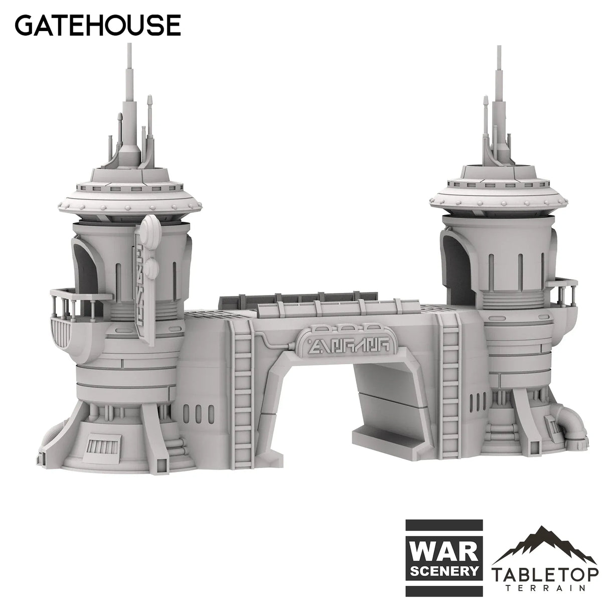Tabletop Terrain Building Gatehouse - Futuristic City