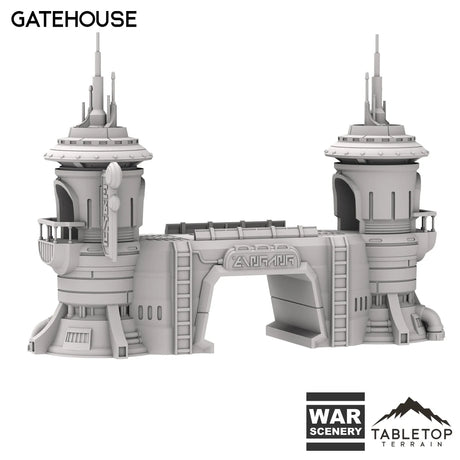Tabletop Terrain Building Gatehouse - Futuristic City