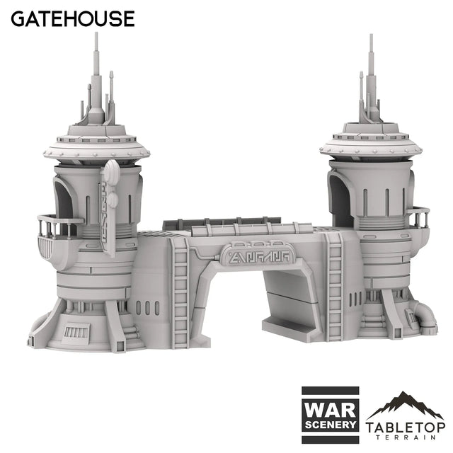 Tabletop Terrain Building Gatehouse - Futuristic City