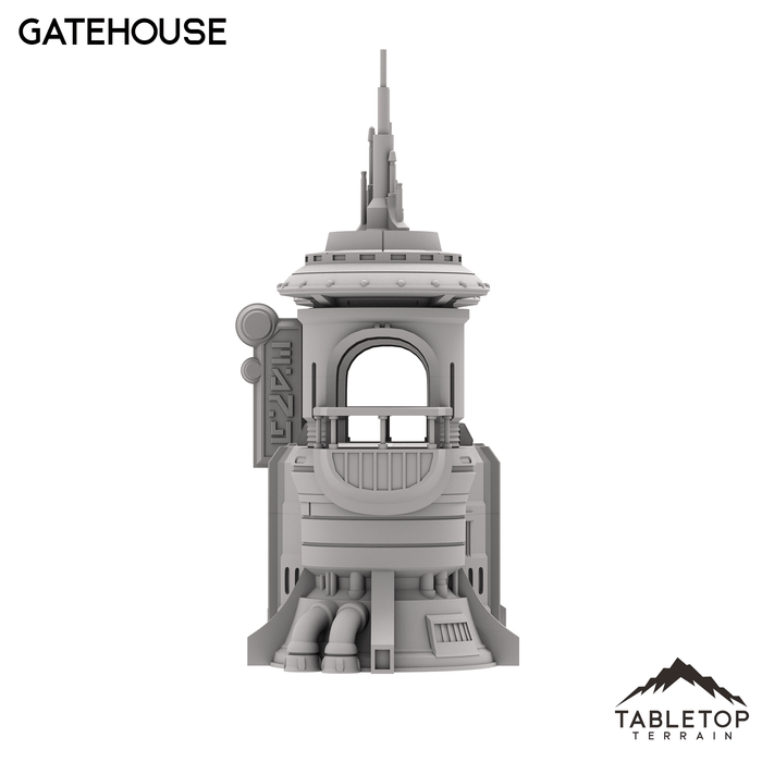 Tabletop Terrain Building Gatehouse - Futuristic City