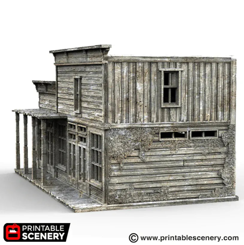 Tabletop Terrain Building General Store - Wild West Building