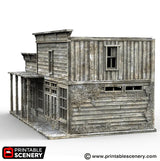 Tabletop Terrain Building General Store - Wild West Building