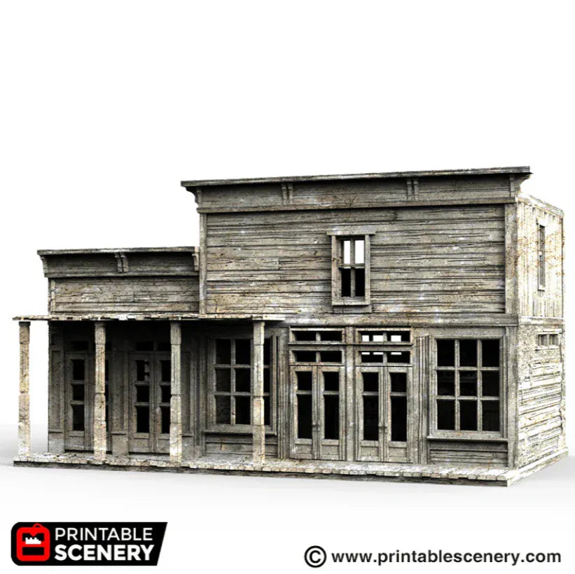 Tabletop Terrain Building General Store - Wild West Building